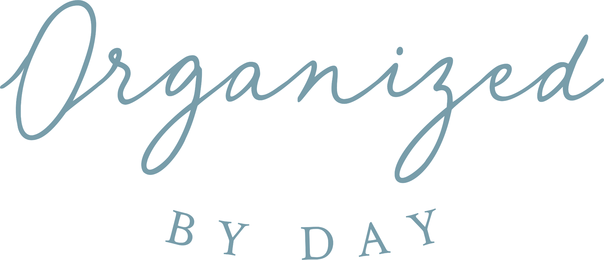 Organized by Day_Primary Logo_Muted Teal_Large